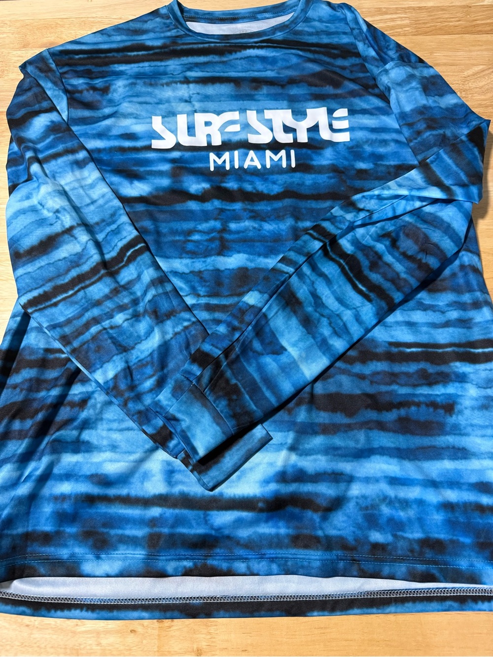 Surf Style Miami Ocean Wave Long Sleeve UPF50 Mens XL - Picture 3 of 5